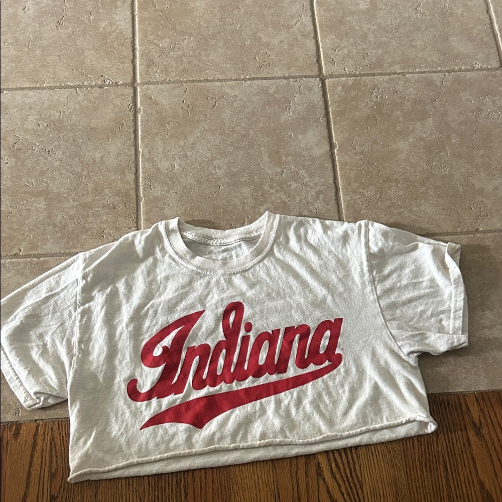 Cropped Indiana University Shirt